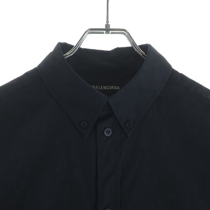 Balenciaga Quest Large Fit Shirts Oversize Front Logo Embroidery Long Sleeve — view 3
