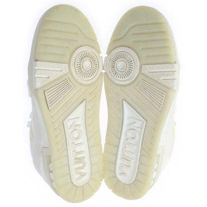Louis Vuitton LV Trainer Monogram Line Low Cut Sneakers Beige — view 5