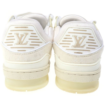 Louis Vuitton LV Trainer Monogram Line Low Cut Sneakers Beige — view 3