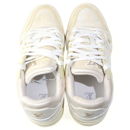 Louis Vuitton LV Trainer Monogram Line Low Cut Sneakers Beige — view 4