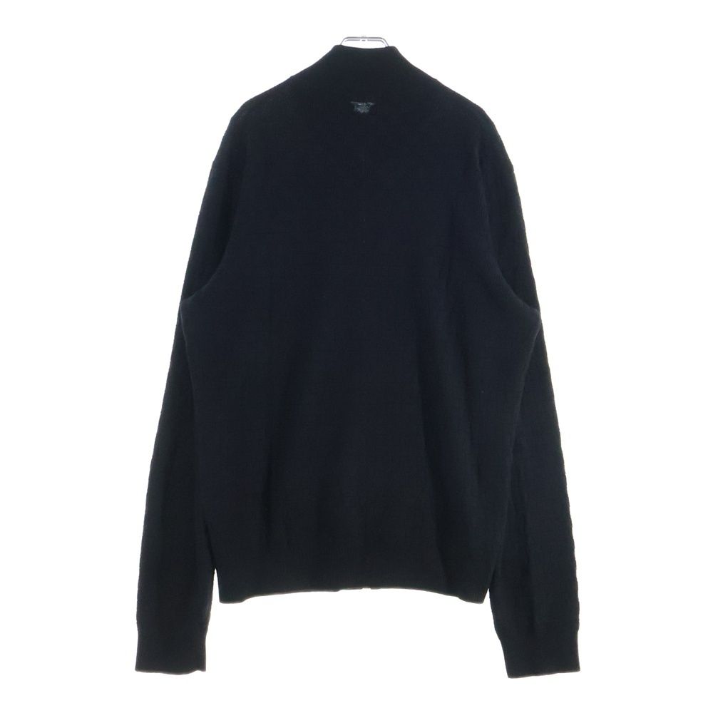 Louis Vuitton Front Leather Logo Patch Damier Zip Long Sleeve Knit Cardigan — view 2