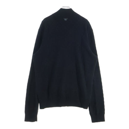 Louis Vuitton Front Leather Logo Patch Damier Zip Long Sleeve Knit Cardigan — view 2