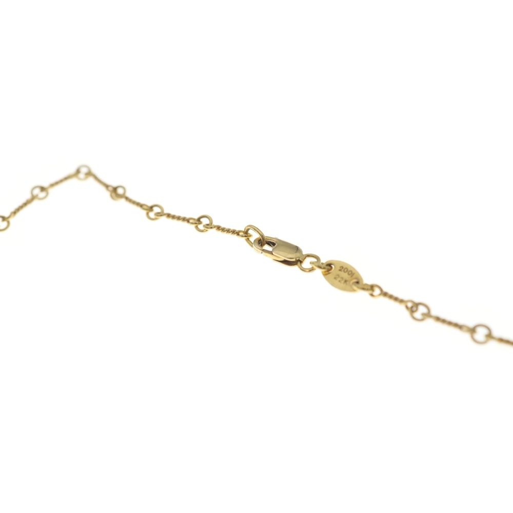 Chrome Hearts 22k Neckchain Twist Chain Necklace Gold — view 3