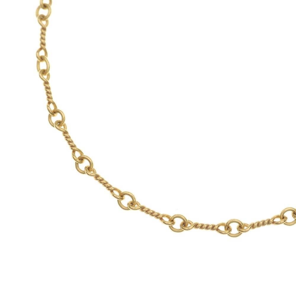 Chrome Hearts 22k Neckchain Twist Chain Necklace Gold