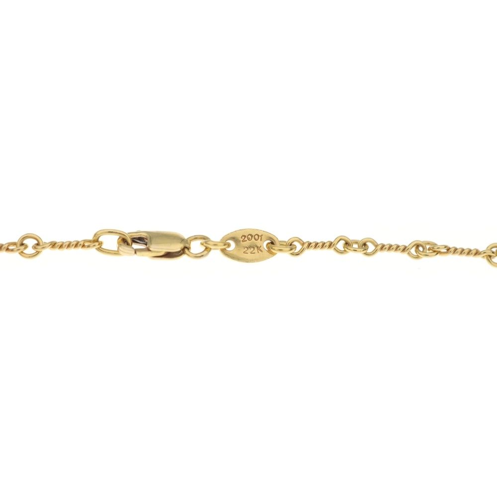Chrome Hearts 22k Neckchain Twist Chain Necklace Gold — view 6