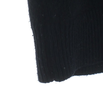Celine Logo Embroidery Heritage Cashmere Crew Neck Sweater Black — view 5