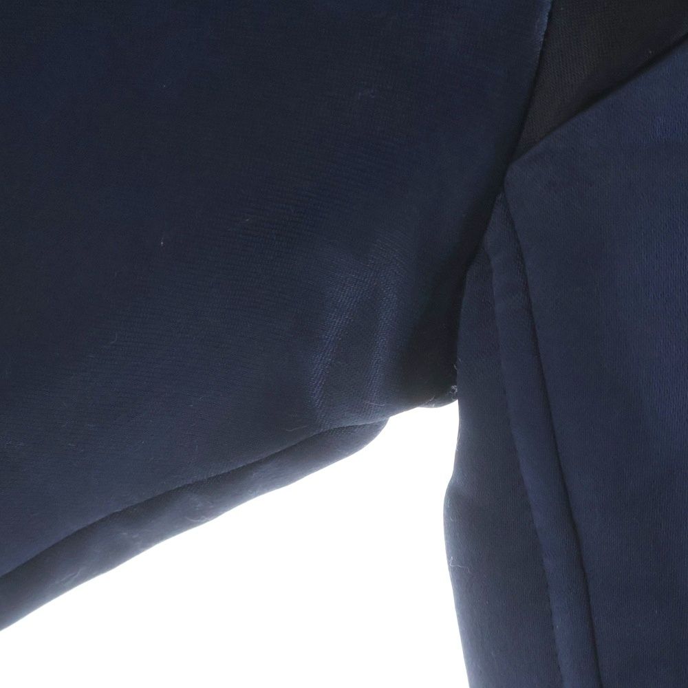 Celine Snake Satin Cropped Bomber Jacket White Navy — view 4
