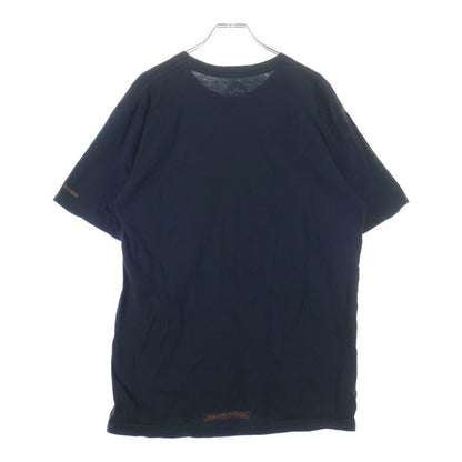 Chrome Hearts Necklogo Crew Neck Short Sleeve T-Shirt Black Brown — view 2