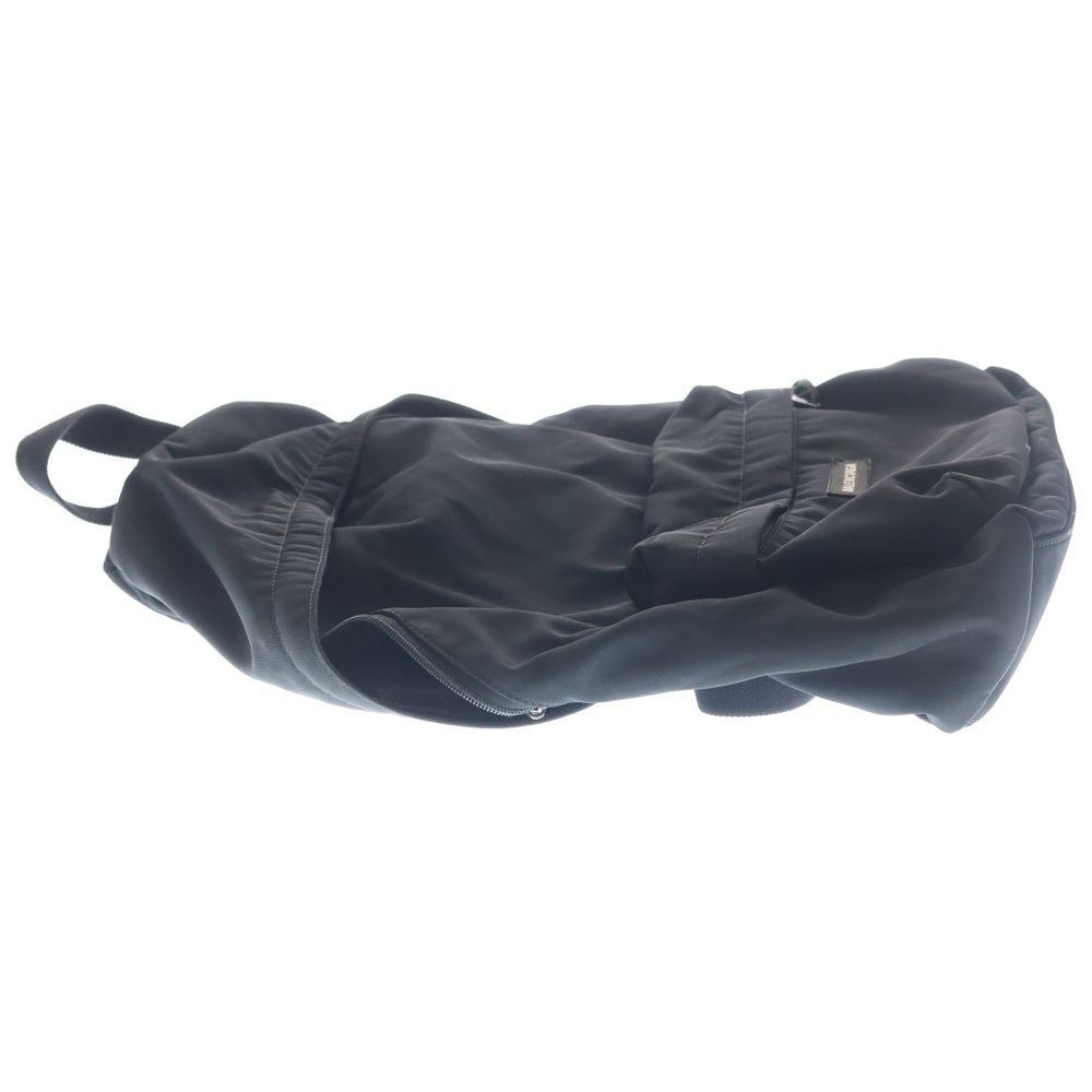 Balenciaga Explorer Patch Logo Nylon Backpack Black — view 3