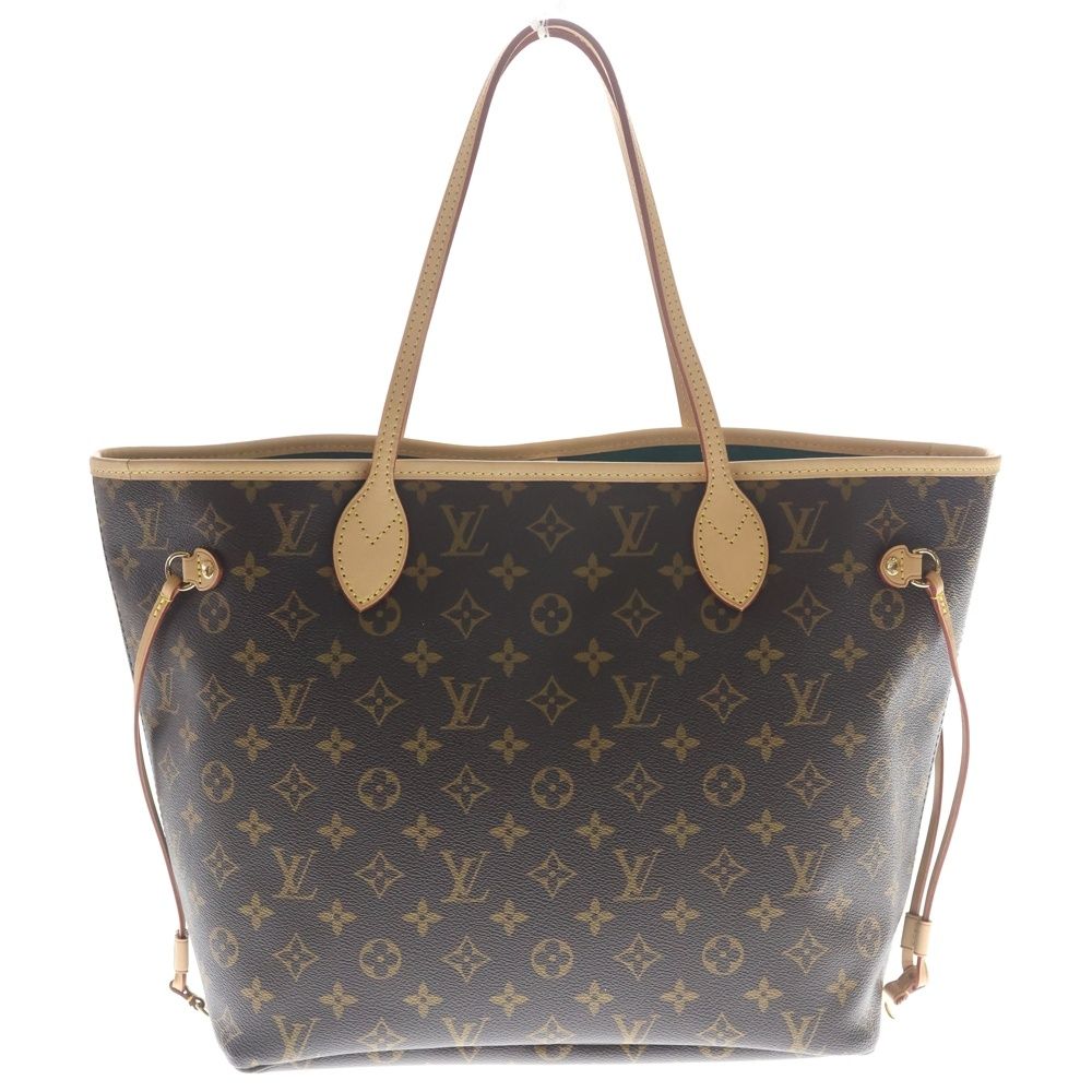 Louis Vuitton Monogram Neverfull MM Sun Yitian Collaboration Tote Brown Green — view 2