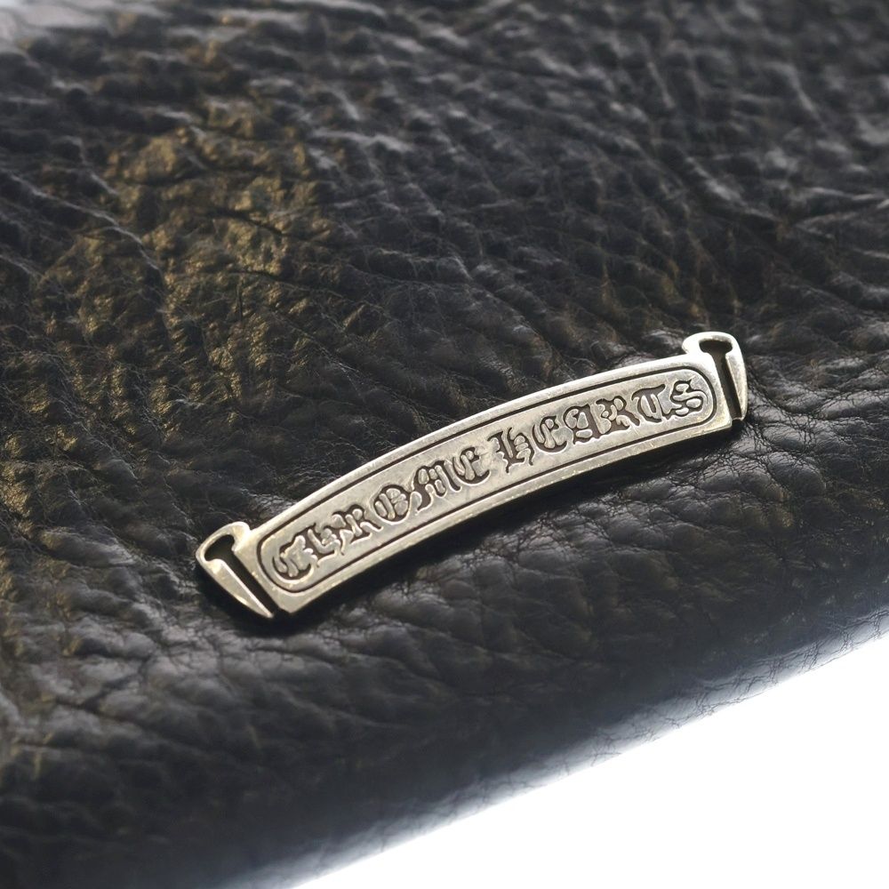 Chrome Hearts Judy Cross Ball Button Leather Wallet Black — view 6