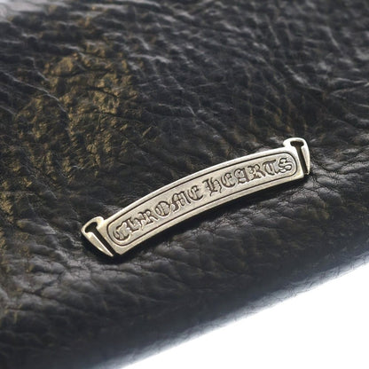 Chrome Hearts Judy Cross Ball Button Leather Wallet Black — view 6