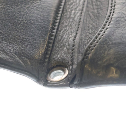 Chrome Hearts BS Button Leather Wallet Black — view 6