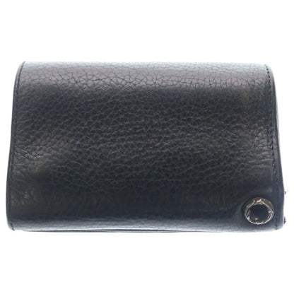 Chrome Hearts Cross Button Leather Wallet Black — view 2