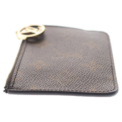 Louis Vuitton Monogram Post Cult Romy Rouge Fragment Case Card Coin Brown Red — view 3