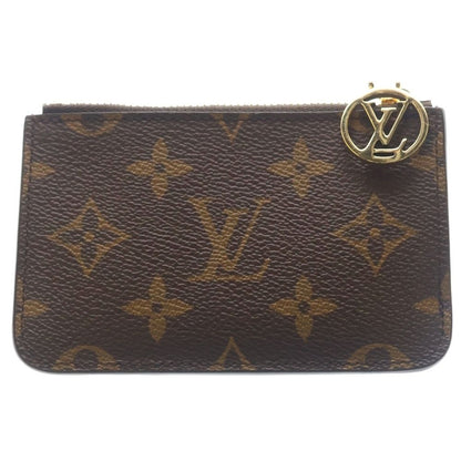 Louis Vuitton Monogram Post Cult Romy Rouge Fragment Case Card Coin Brown Red