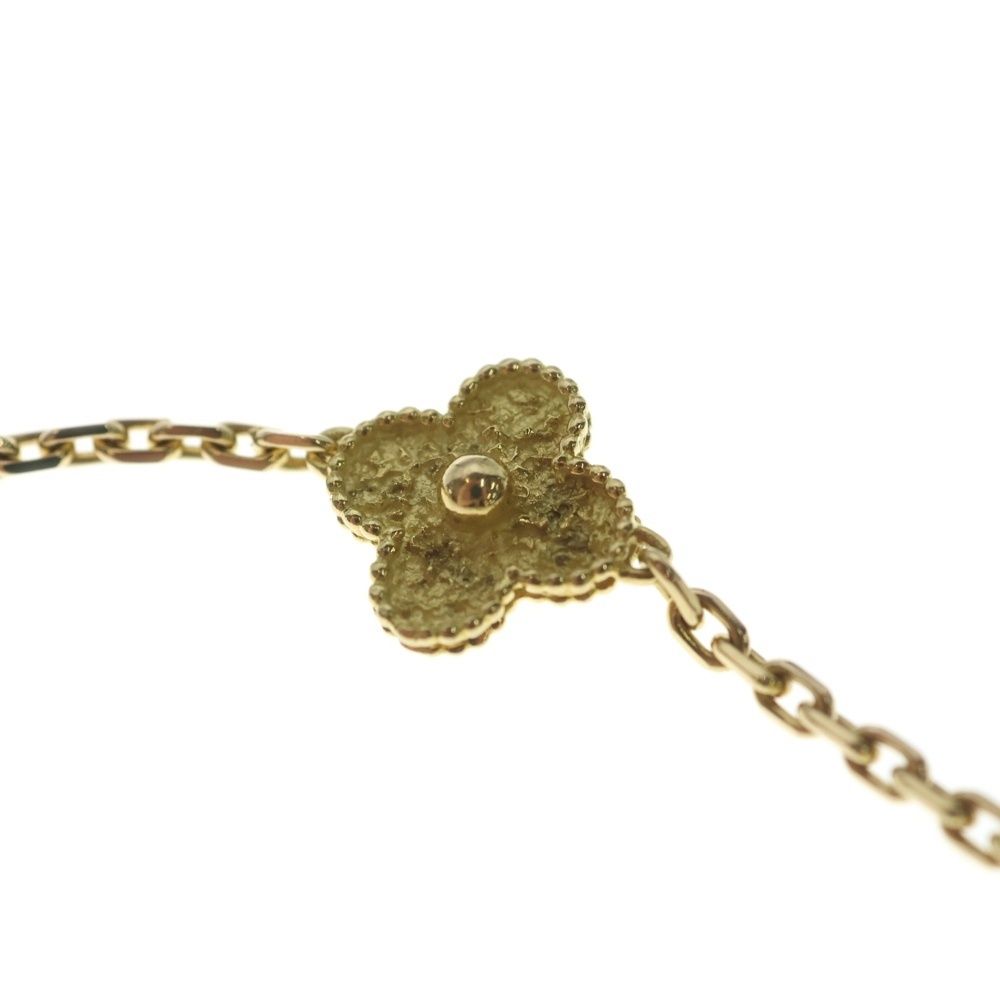 Van Cleef & Arpels Vintage Alhambra Necklace 18k Yellow Gold — view 5