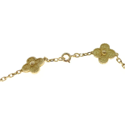 Van Cleef & Arpels Vintage Alhambra Necklace 18k Yellow Gold — view 4