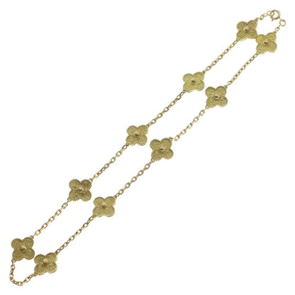 Van Cleef & Arpels Vintage Alhambra Necklace 18k Yellow Gold — view 2