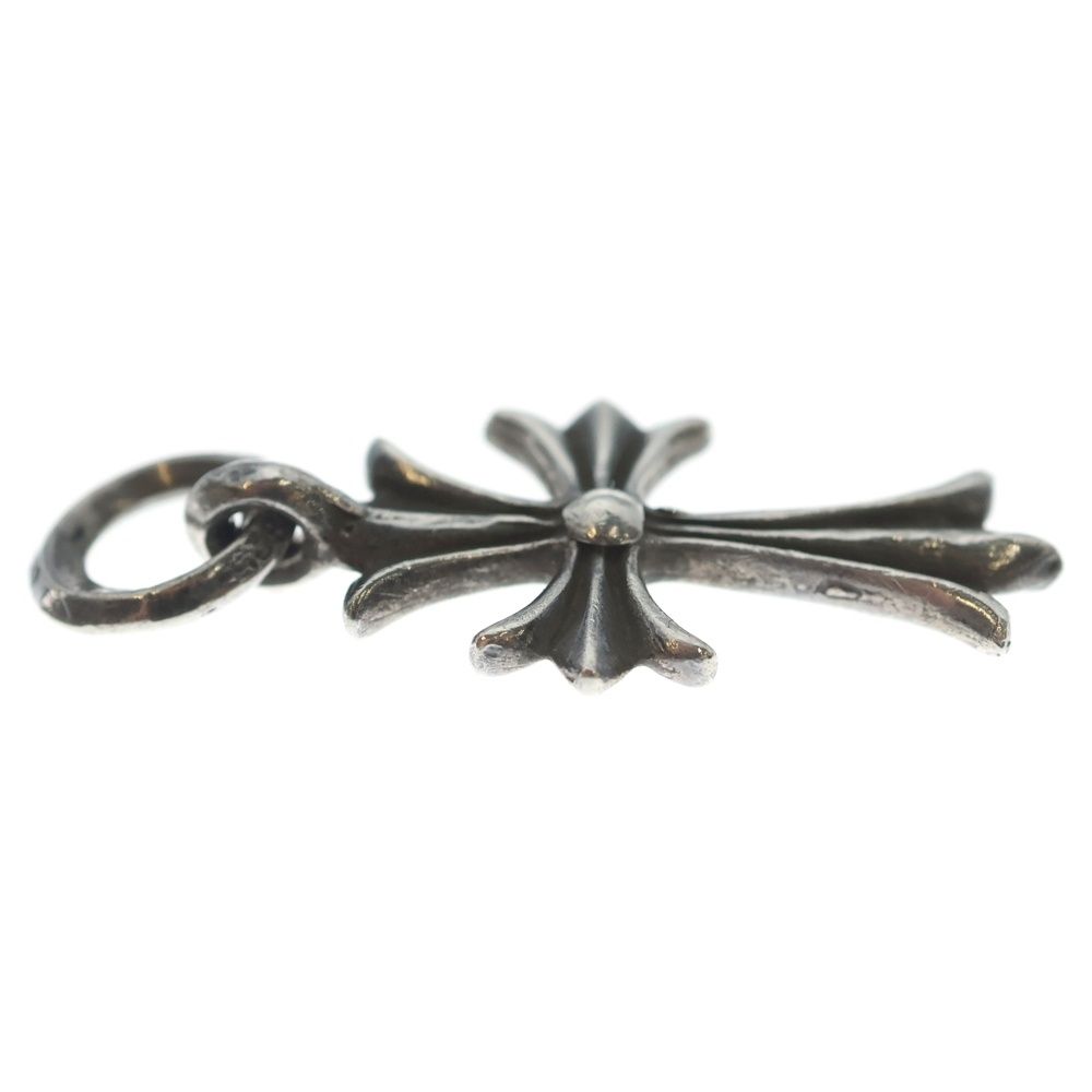 Chrome Hearts Vintage Tiny CH Cross Charm Necklace Top Silver — view 4