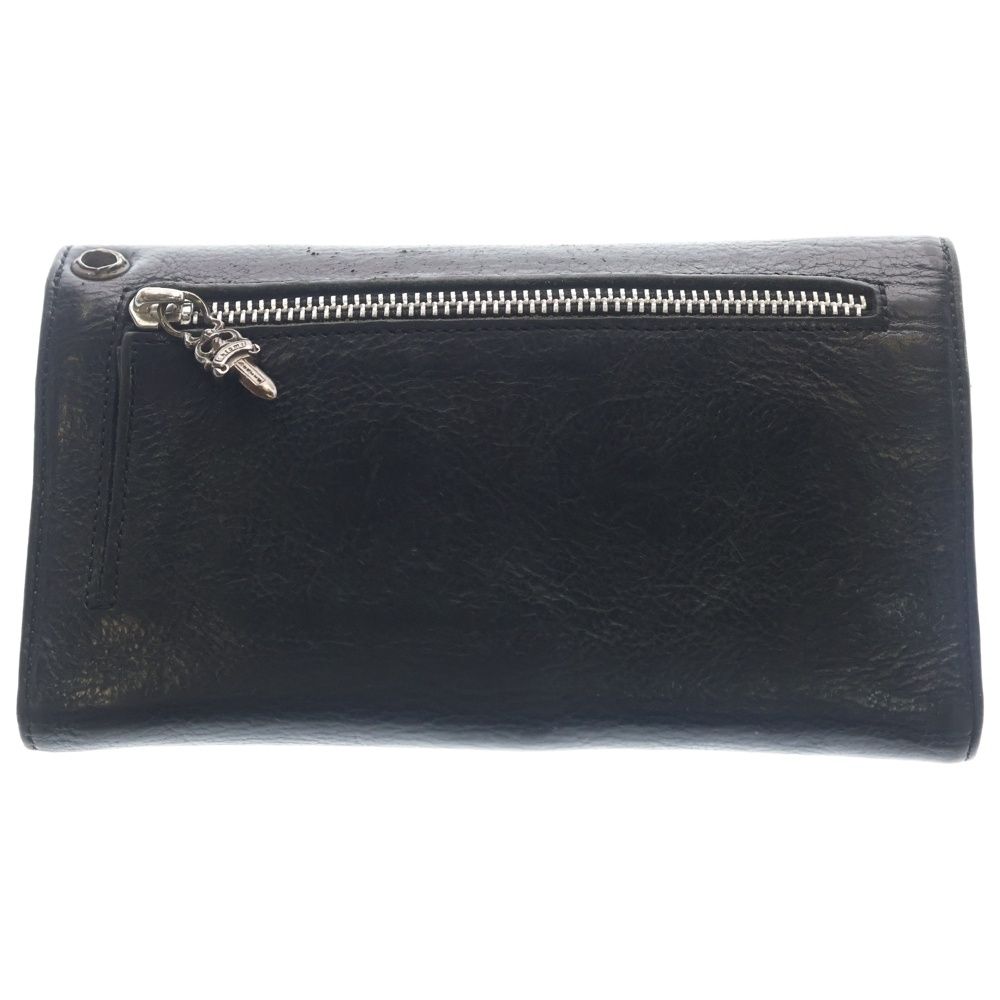 Chrome Hearts Wave Leather Wallet Black — view 2