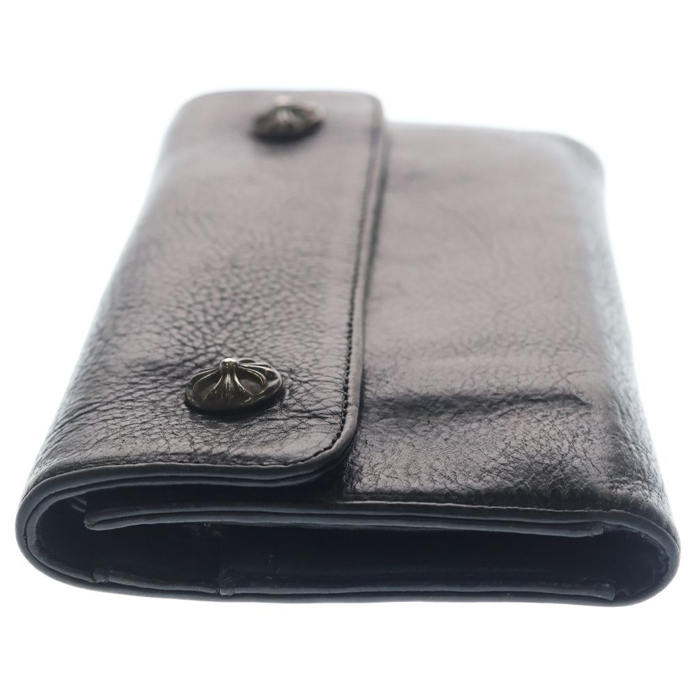 Chrome Hearts Wave Leather Wallet Black — view 3