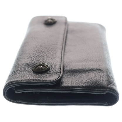 Chrome Hearts Wave Leather Wallet Black — view 3