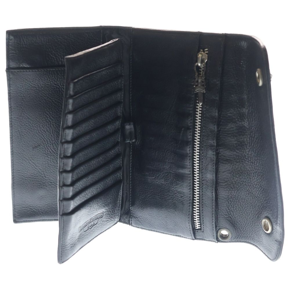 Chrome Hearts Wave Leather Wallet Black — view 4