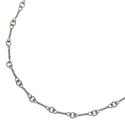 Chrome Hearts Neckchain Twist Chain Necklace White Gold