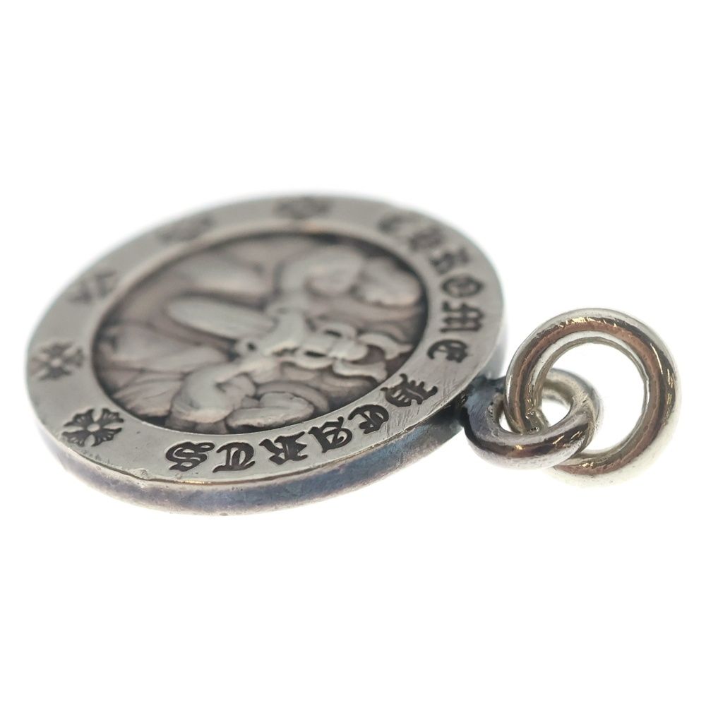 Chrome Hearts Chrm Angl Mdl V2 Angel Medal Charm Pendant Top Silver — view 6