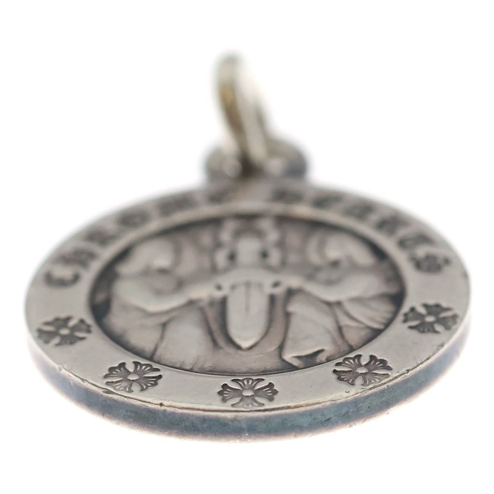 Chrome Hearts Chrm Angl Mdl V2 Angel Medal Charm Pendant Top Silver — view 5
