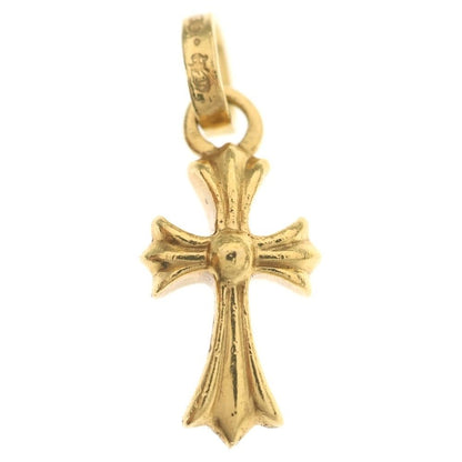 Chrome Hearts 22k Crs Baby Fat Cross Pendant Top Gold — view 2