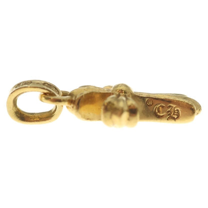 Chrome Hearts 22k Crs Baby Fat Cross Pendant Top Gold — view 4