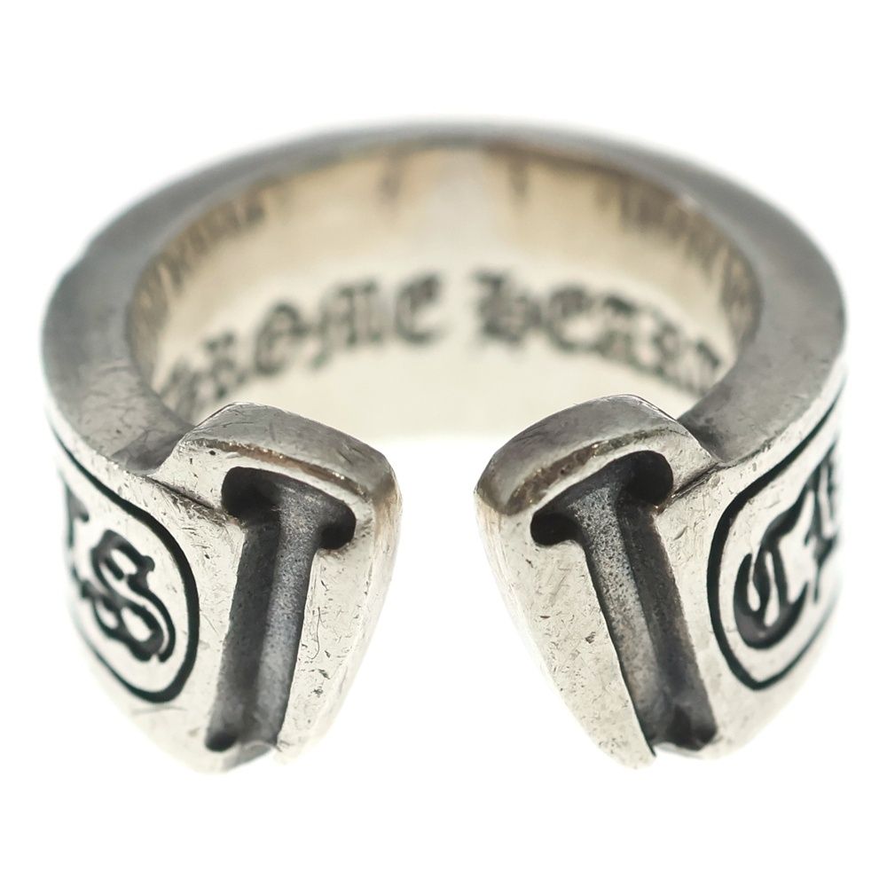 Chrome Hearts LG Scroll Label Ring Silver — view 2