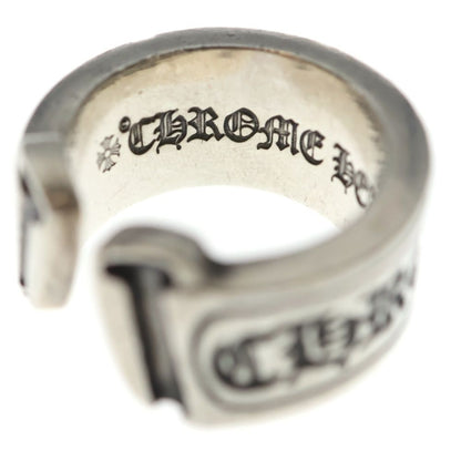 Chrome Hearts LG Scroll Label Ring Silver — view 5