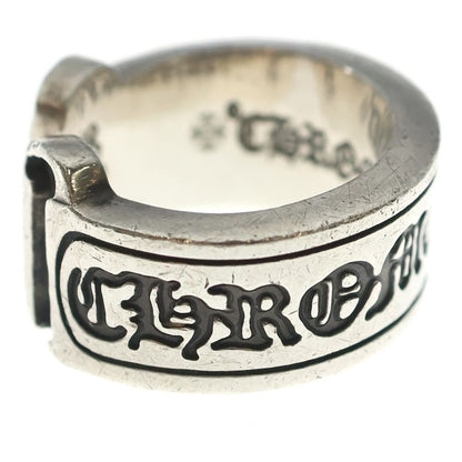 Chrome Hearts LG Scroll Label Ring Silver — view 3