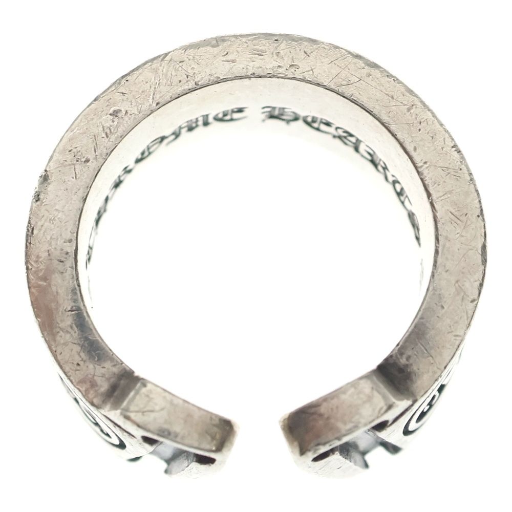 Chrome Hearts LG Scroll Label Ring Silver — view 6