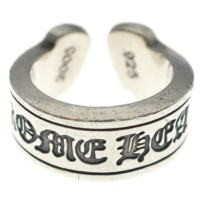 Chrome Hearts LG Scroll Label Ring Silver