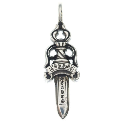 Chrome Hearts Double Dagger Daga Pendant Top Silver — view 2