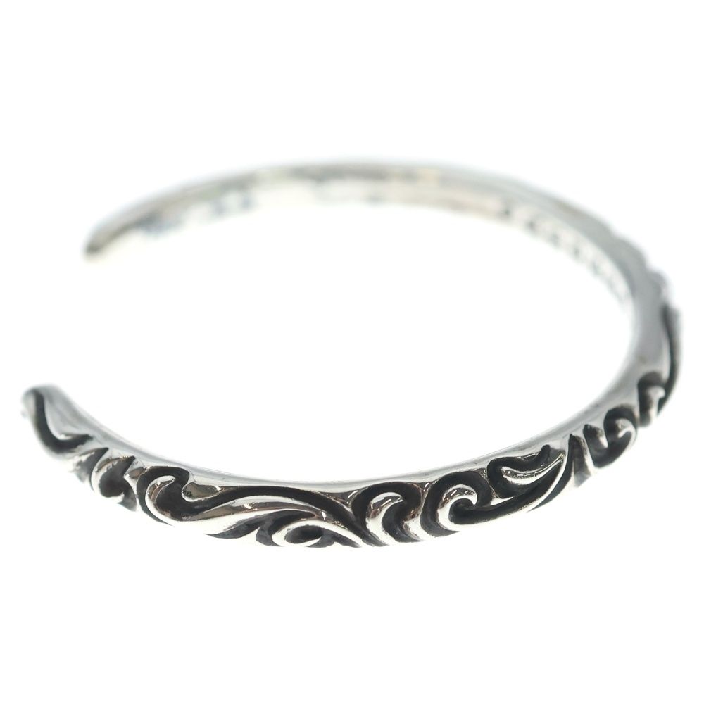 Chrome Hearts Bangle Scroll Band Bracelet Silver — view 3