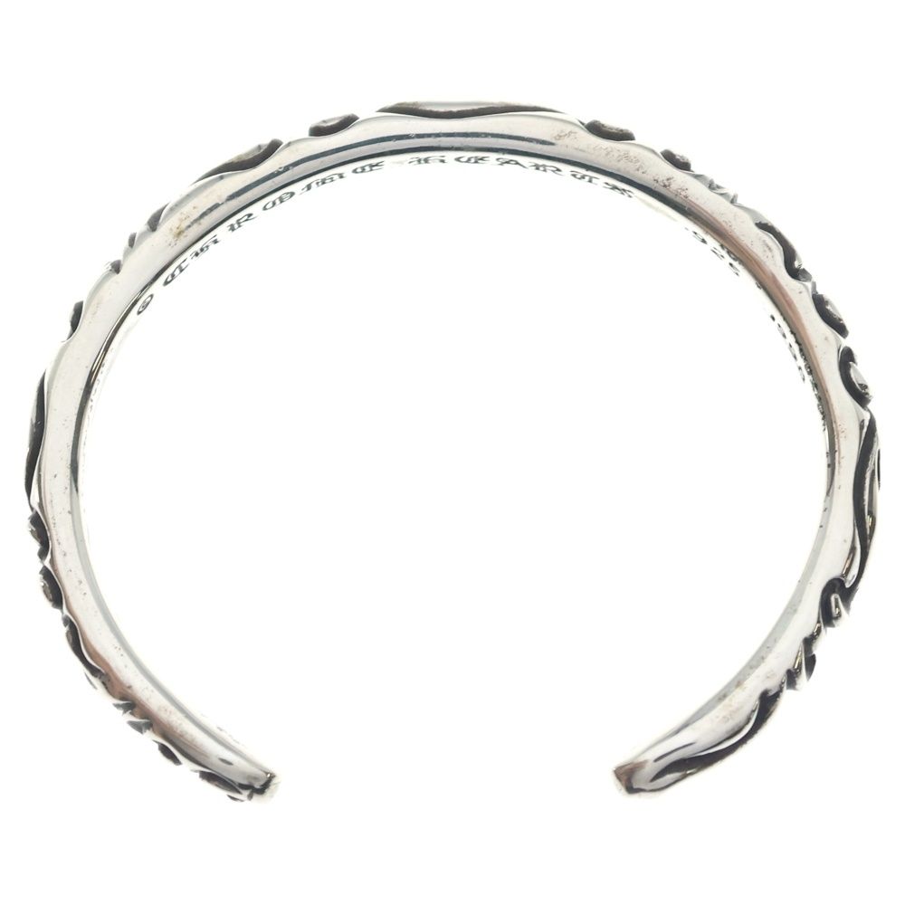 Chrome Hearts Bangle Scroll Band Bracelet Silver — view 6