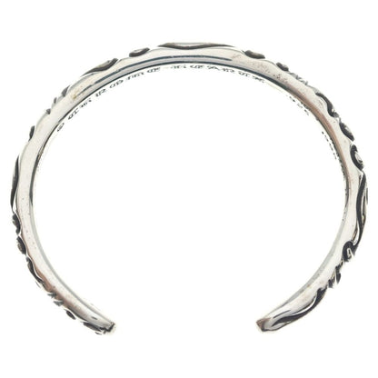 Chrome Hearts Bangle Scroll Band Bracelet Silver — view 6