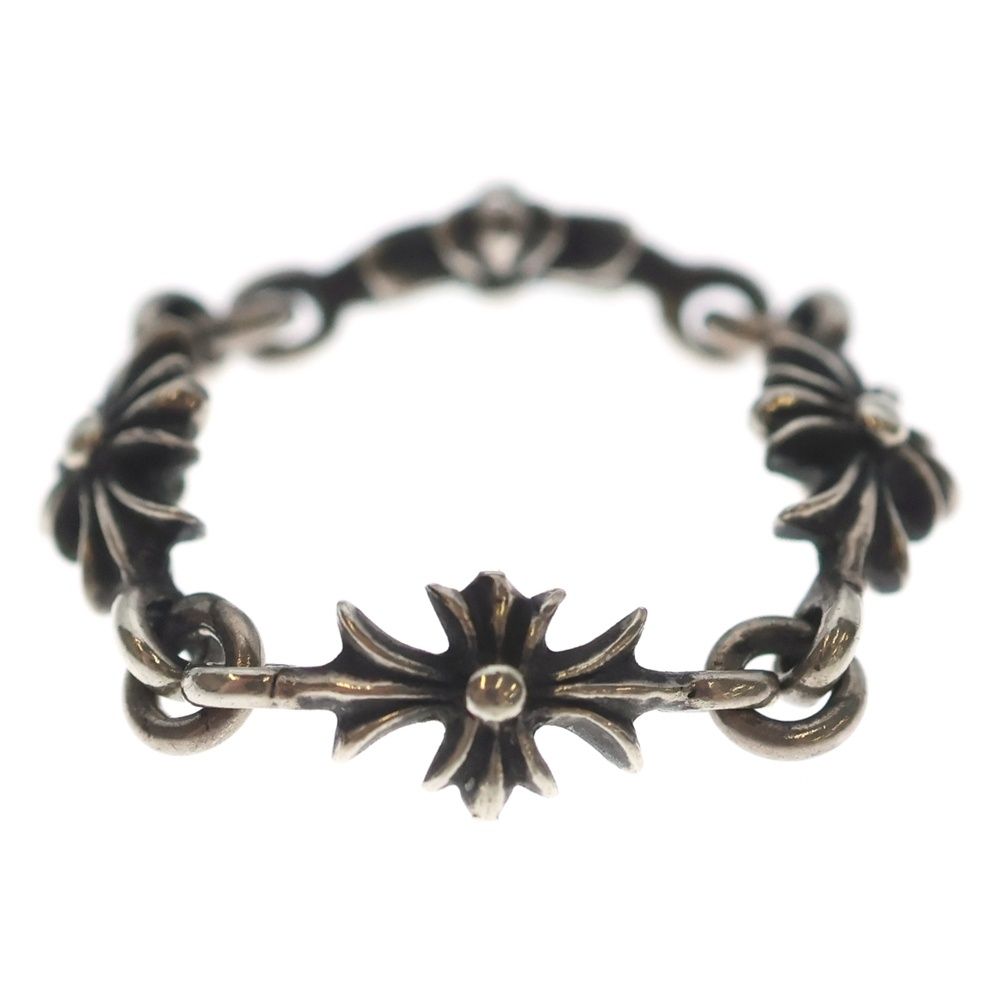 Chrome Hearts Tny CH Pls Tiny Ech Plus Ring Silver