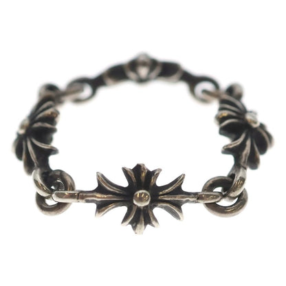 Chrome Hearts Tny CH Pls Tiny Ech Plus Ring Silver