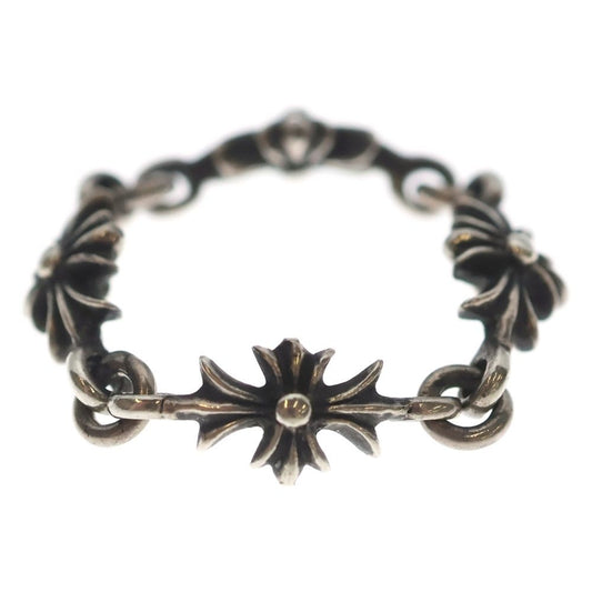 Chrome Hearts Tny CH Pls Tiny Ech Plus Ring Silver