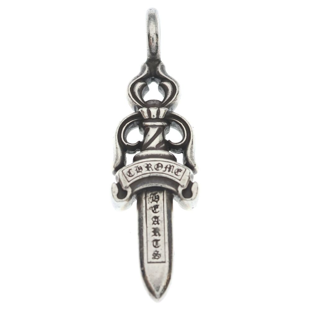 Chrome Hearts Double Dagger Daga Pendant Top Silver — view 2