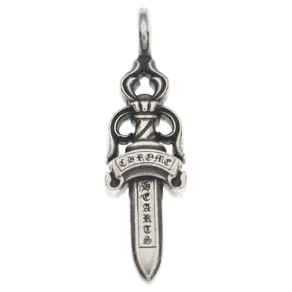 Chrome Hearts Double Dagger Daga Pendant Top Silver — view 2