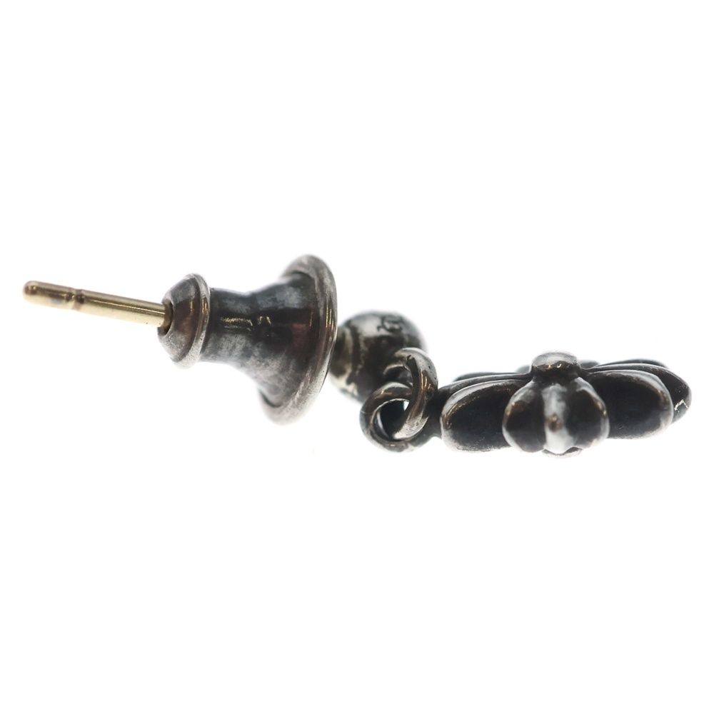 Chrome Hearts Tny CH Pls Tiny-e CH Plus Drop Earrings Silver — view 4