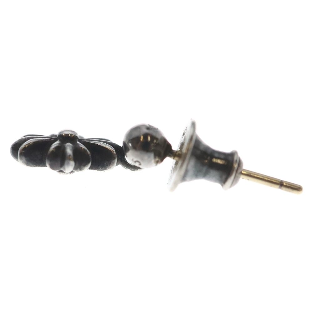 Chrome Hearts Tny CH Pls Tiny-e CH Plus Drop Earrings Silver — view 3