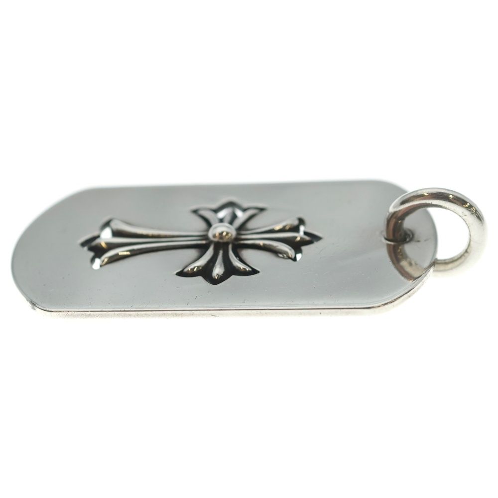 Chrome Hearts D Tag Lrg CO Crs Cutout Cross Dog Tag Large Pendant Top Silver — view 3